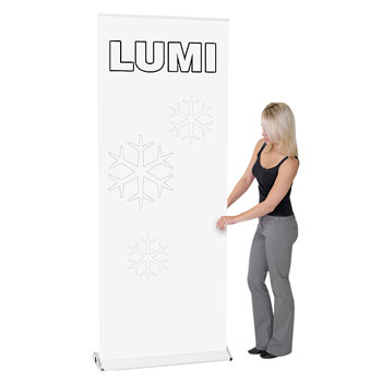 Roll Up Lumi 85x215 VALKOINEN