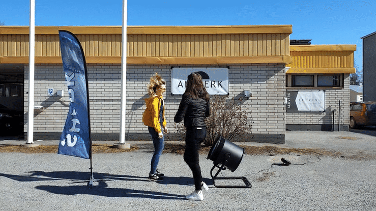 Testade tryckta reklamflaggor beachflaggor storlek pris och modell