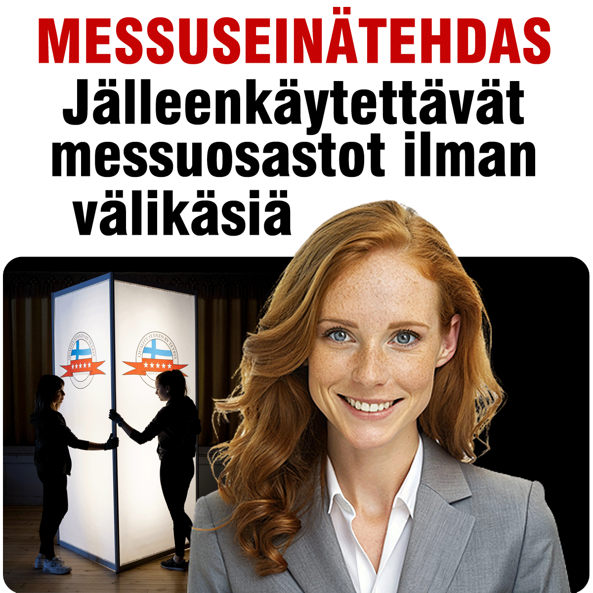 Messuosasto hinta malli koko ostaminen valmistaja suunnittelu