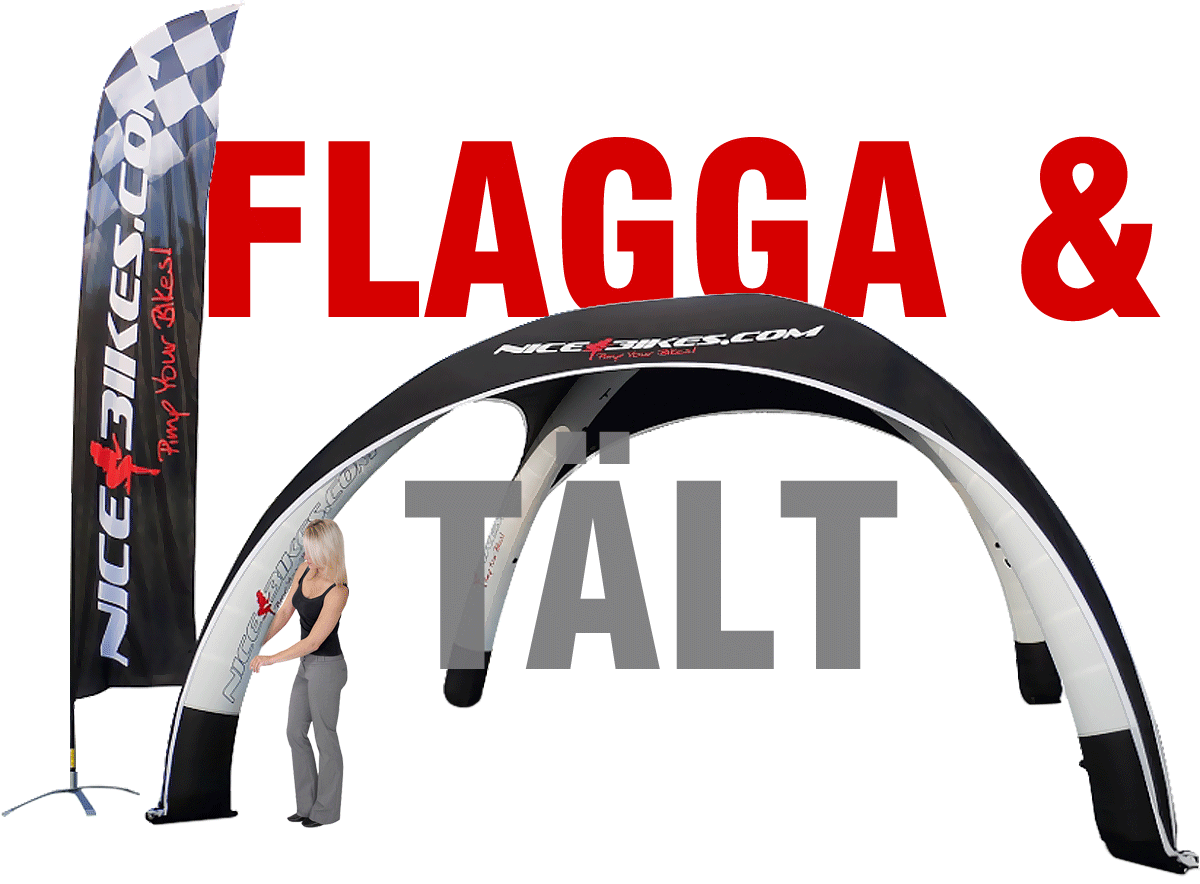 Reklamtält med tryck. Uppbåsbara logotält eller Pop_up tält i alla storlekar och modeller.