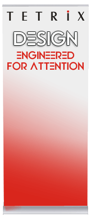 Roll Up design, bannerissa tulisi olla yksi selkeä viesti 