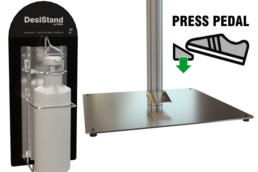 PatentDispenser Pedal trigger