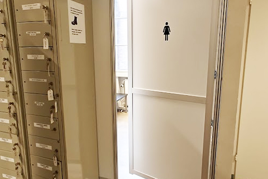 Mittatilaus pukukoppi suihkutila moduulisenä alumiiniprofiili