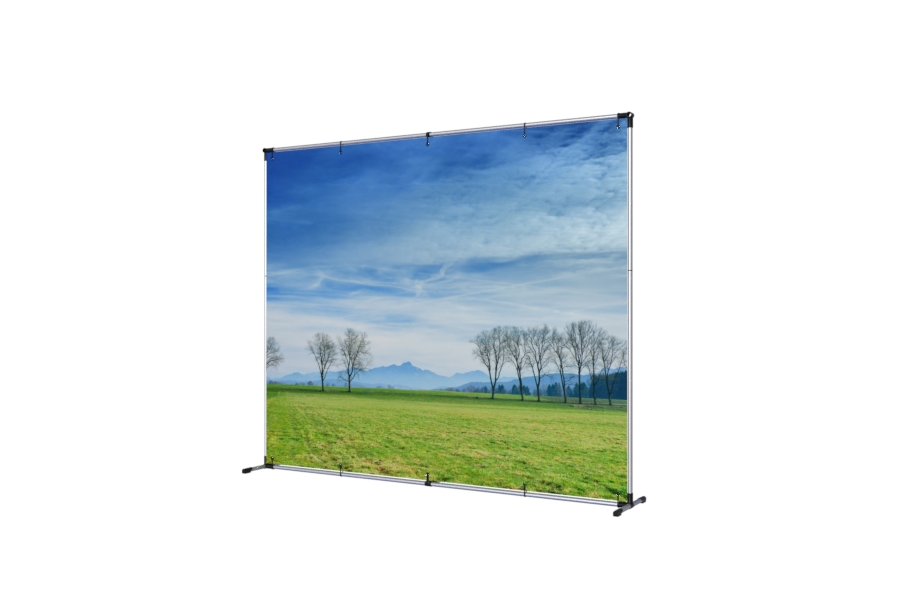 TUBE end stand 3x3 i-shaped extend exhibition trade show booth manufacturer TETRIX