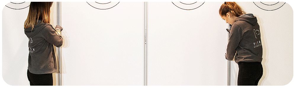 Easy to build modular exhibition stand package at competitive prices