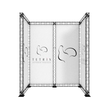 U-stand modular exhibition row trade show booth